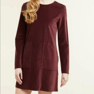 NWT Frye Sassafras Pocket Melissa Velvet Dress
